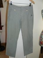 C104 Didi mt 36 jeans broek blauw wit streepje nautical, Lang, Blauw, Didi, Zo goed als nieuw