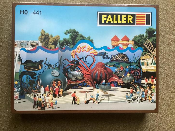 Faller 441 carrousel polyp MET MOTOR ongebouwd gesealed, Hobby en Vrije tijd, Modeltreinen | H0, Nieuw, Brug, Tunnel of Gebouw