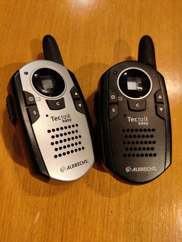 2x Albrecht TecTalk easy walkie-talkie