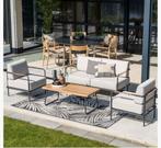 NIEUW! 4 delige loungeset garden impressions Aluminium, Ophalen, 4 zitplaatsen, Bank, Loungeset