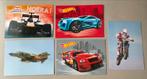 Set van 5 stoere ansichtkaarten Hot wheels, Ophalen of Verzenden, 1980 tot heden, Ongelopen, Voertuig