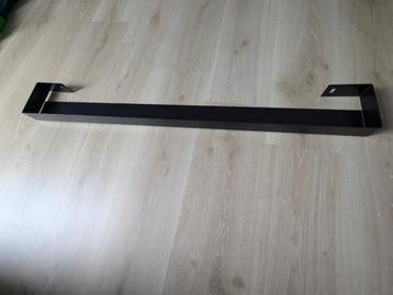 Lavigo / Novio Liam spiegelplanchet zwart staal 100cm beschikbaar voor biedingen