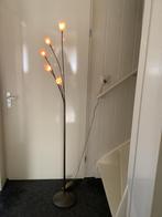 Bronskleurige staande tulpenlamp, Huis en Inrichting, Lampen | Vloerlampen, Ophalen, Gebruikt, 150 tot 200 cm