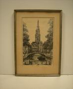 Zuiderkerk, Amsterdam - ets, Ophalen