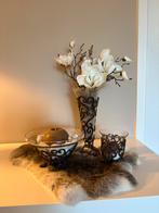 Gietijzeren kandelaars bruin, Huis en Inrichting, Ophalen of Verzenden, Zo goed als nieuw, Bruin