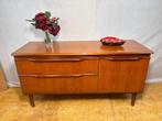 Gratis bezorging! Mid-Century Retro Vintage Teak Klein Dress, Huis en Inrichting, Kasten | Dressoirs, Gebruikt, Met deur(en), 100 tot 150 cm