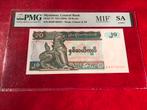Myanmar 20Kyats ND1994 DH8730227 PMG MIF SAMPLE, Postzegels en Munten, Bankbiljetten | Azië, Ophalen of Verzenden