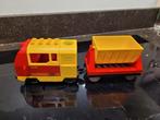 Duplo locomotief "vracht" rood met wagon, met garantie, Lego Systems A/S, Gebruikt, Aastvej 1 – 7190 Billund - Denemarken, Ophalen of Verzenden