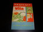 Prijslijst VITA Diepvries produkten van rond 1960, Folder, Ophalen of Verzenden, Zo goed als nieuw, Vita Diepvries producten