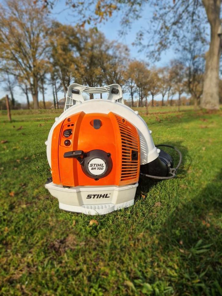 Stihl Br700 Bladblazer, Tuin en Terras, Bladblazers, Gebruikt, Ruggedragen, Benzine, Ophalen