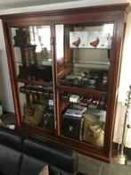VITRINEKAST Mahonie KAST VITRINE Eichholtz Schuifdeurkast, Ophalen, Met deur(en), Eichholtz, Delfweg 52 Noordwijkerhout