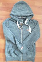 Superdry herenhoodie met rits. Maat XS, Ophalen of Verzenden, Zo goed als nieuw, Grijs, Maat 46 (S) of kleiner