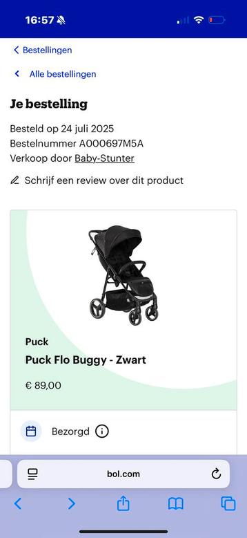 Buggy - Zo goed als nieuw, weinig gebruikt! beschikbaar voor biedingen