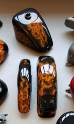 HD Sportster XL special paint set real flames skull spuitset, Motoren, Ophalen, Gereviseerd