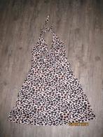 H&M halterjurk panterprint maat 36, H&M, Bruin, Ophalen of Verzenden, Maat 36 (S)