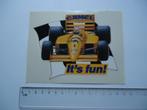 sticker oud Camel Lotus Senna honda formule 1 f1 race elf, Verzamelen, Verzenden, Zo goed als nieuw, Bedrijf of Vereniging