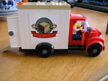 Lego verhuiswagen + GRATIS lego heftruck. beschikbaar voor biedingen