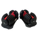 Premium Dumbbellset 24 kg – Verstelbare Halters voor Thuis, Verzenden, Nieuw, Benen, Dumbbell