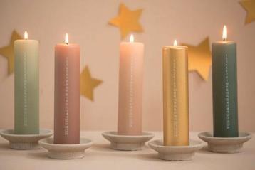 Rustic Lys Adventskaars Goud Nieuw  beschikbaar voor biedingen