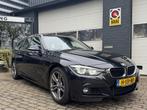 Bmw 3-serie Touring 318i M-sport Leer/stoelvw/trekhaak, Automaat, Gebruikt, Euro 6, Zwart