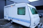 Adria 430PH, Topstaat, Casette Luifel, Dwarsbed, Treinzit, Bedrijf, Treinzit, Adria, 4 tot 5 meter