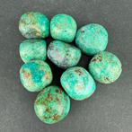 Chrysocolla trommelsteen uit Peru, Ophalen of Verzenden, Mineraal