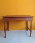 Vintage eiken bureau tafel, tafeltje, desk, werkplek, Huis en Inrichting, Bureaus, Ophalen, Gebruikt, Vintage, Nvt