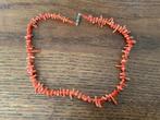 Halsketting bloedkoraal, Ophalen of Verzenden, Zo goed als nieuw, Rood, Overige materialen