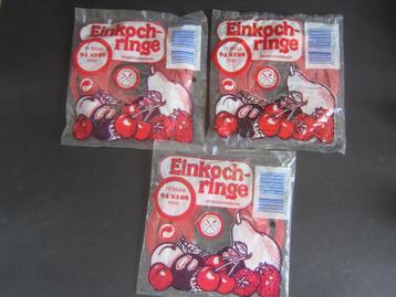 weckpotten rubberen weckringen  94 - x 108  mm beschikbaar voor biedingen