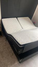 Boxspring 160x200 zonder topmatrassen maar met topper, Huis en Inrichting, Slaapkamer | Boxsprings, Ophalen, Gebruikt, Tweepersoons