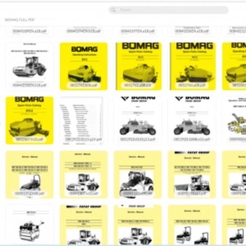 Bomag Service manual Collection Full PDF, Auto diversen, Handleidingen en Instructieboekjes, Verzenden