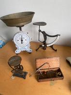 Collectie oude weegschalen, Ophalen of Verzenden