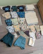 Complete set wasbare luiers - Prefolds, Overbroekjes enz., Ophalen of Verzenden, Gebruikt, Jongetje of Meisje