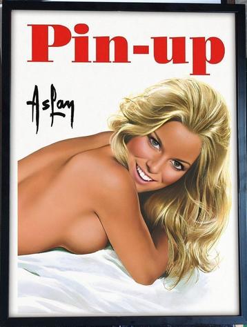Poster in Frame] Sexy Retro Pin up ASLAN beschikbaar voor biedingen