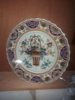 Delfts Blauw Wandbord met Bloemenmand, Ophalen of Verzenden