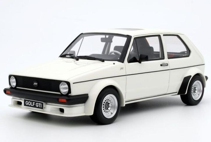 VW Golf I GTI ABT 1982, wit, Hobby en Vrije tijd, Modelauto's | 1:18, Nieuw, Auto, OttOMobile, Ophalen of Verzenden
