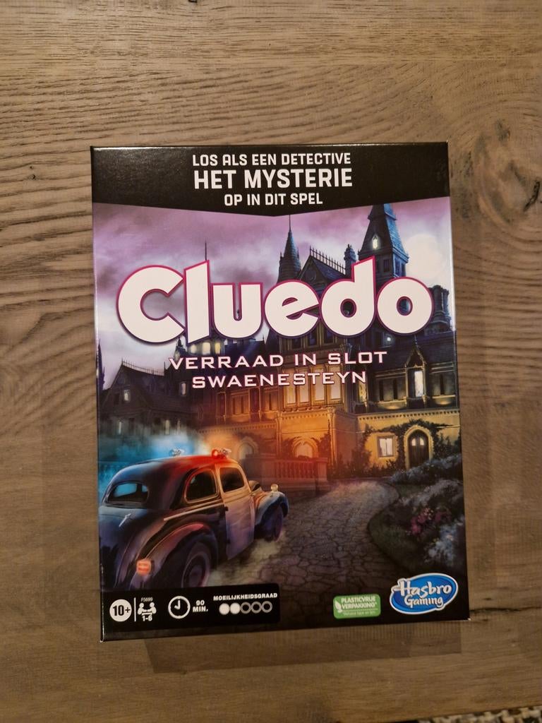 Cluedo Verraad in Slot Swaenesteyn - Escape Game, Een of twee spelers, Ophalen of Verzenden, Zo goed als nieuw, Hasbro