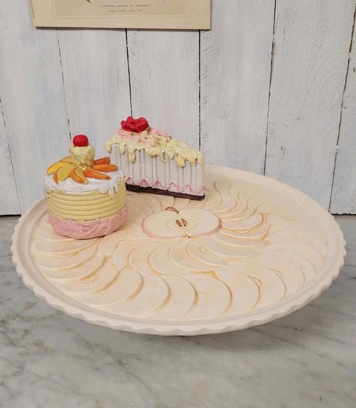 Taartplateau appel., Huis en Inrichting, Woonaccessoires | Etagères, Zo goed als nieuw, Ophalen of Verzenden