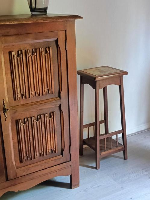 Antiek planten tafeltje art deco Amsterdamse school bijzet, Antiek en Kunst, Antiek | Meubels | Tafels, Ophalen