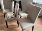 4 IKEA Henriksdal stoelen + extra bekleding, Huis en Inrichting, Ophalen, Gebruikt, Overige kleuren, Hout