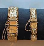 Twee zwaar vergulde armbanden geen goud wel mooi, Ophalen of Verzenden, Zo goed als nieuw, Goud, Goud