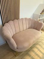 Roze velvet zitbank, Ophalen, Zo goed als nieuw, 75 tot 100 cm