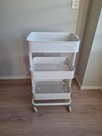 IKEA RÅSKOG Trolley - Wit - Kaatsheuvel, Overige typen, Ophalen of Verzenden, Zo goed als nieuw, Minder dan 100 cm