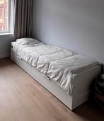 IKEA Brimnes bed 160x200 met 2 matrassen. 1 matras nieuw!, Huis en Inrichting, Slaapkamer | Bedden, Ophalen, Eenpersoons, Wit