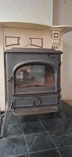 Dovre kachel gietijzer met flexibel rookkanaal, Huis en Inrichting, Kachels, Ophalen, Gebruikt, Hout, Houtkachel