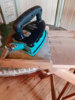 Fraaie emaille gas strijkbout., Ophalen of Verzenden