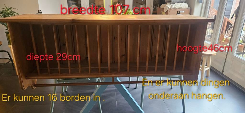 Bordenrek voor zestien borden, Huis en Inrichting, Keuken | Keukenbenodigdheden, Ophalen