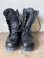 Leger laarzen (Kisten), Kleding | Dames, Schoenen, Hoge laarzen, Zwart, Ophalen of Verzenden, Gedragen