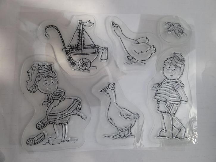 stempel Kars strand, Hobby en Vrije tijd, Stempelen, Zo goed als nieuw, Clearstamp, Ophalen of Verzenden