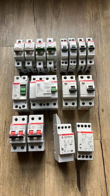 ABB automaten aardlekschakelaar hoofdschakelaars beschikbaar voor biedingen